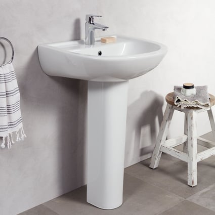 Νιπτήρας Κολώνα Form 60x50 cm